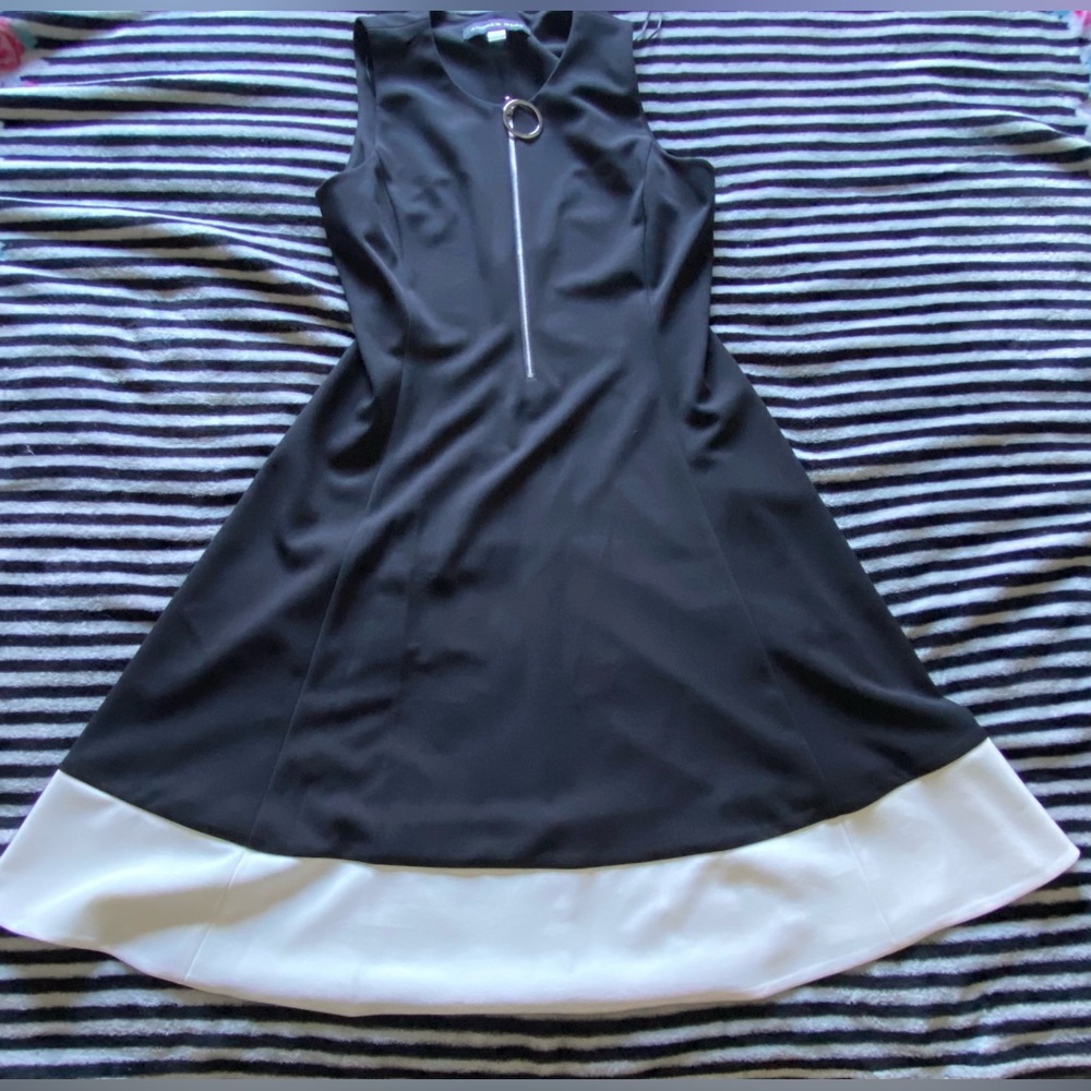 Zip Up Fit n Flare Dress